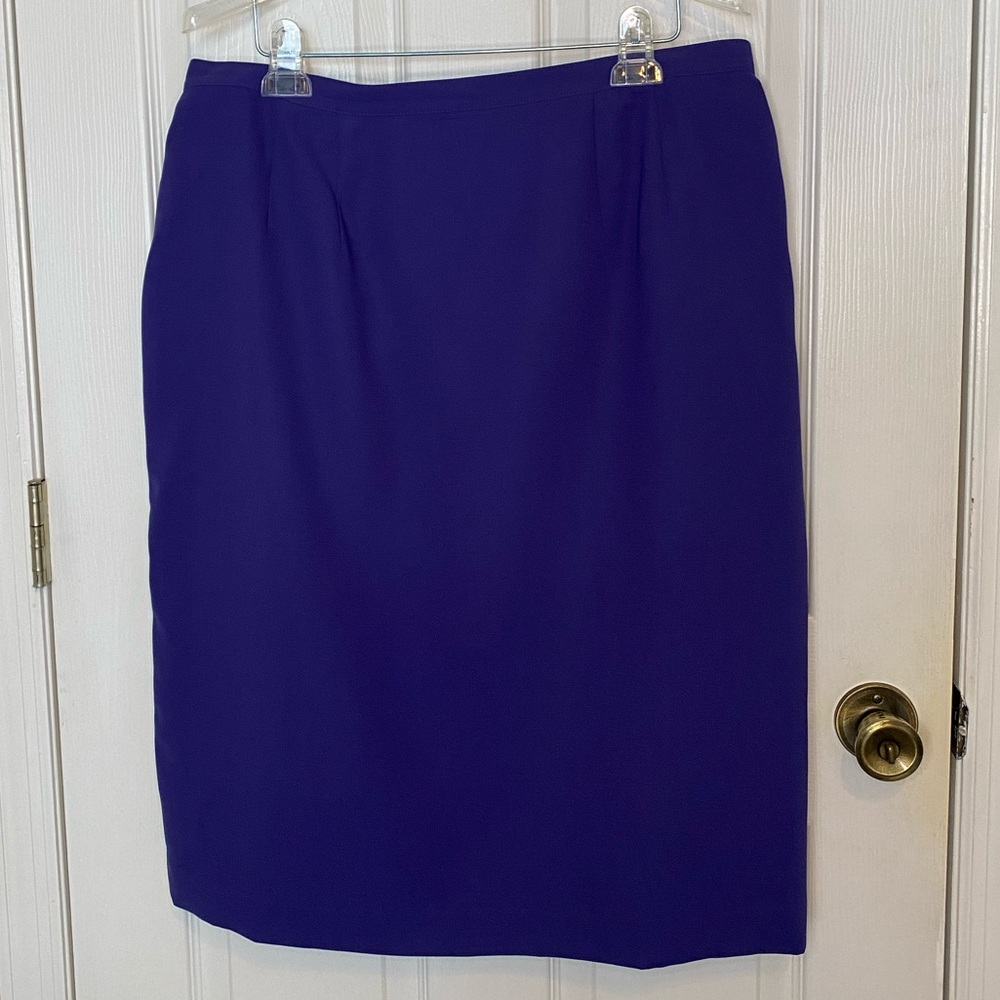 Purple John Meyer lined skirt